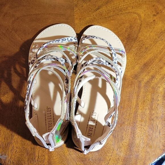 NEW SEYCHELLES ANTHROPOLOGIE BRAND KAMI BACK ZIPPER CLOSURE OPEN TOE SANDAL - Picture 9 of 14